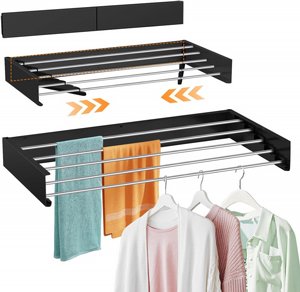 מתקן מתקפל ונסתר לתליית כביסה מתקן מתקפל ונסתר לתליית כביסה